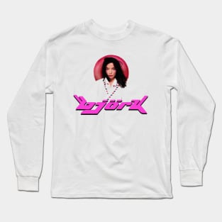 BJORK Fanart Logo Long Sleeve T-Shirt